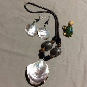 2pcs vintage necklace set